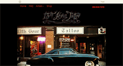 Desktop Screenshot of 13thhourtattoo.com